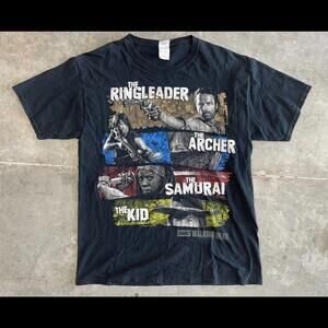 VTG 2014 The Walking Dead Movie Promo T-Shirt Men's Large AMC 2014 ZOMBIES Black